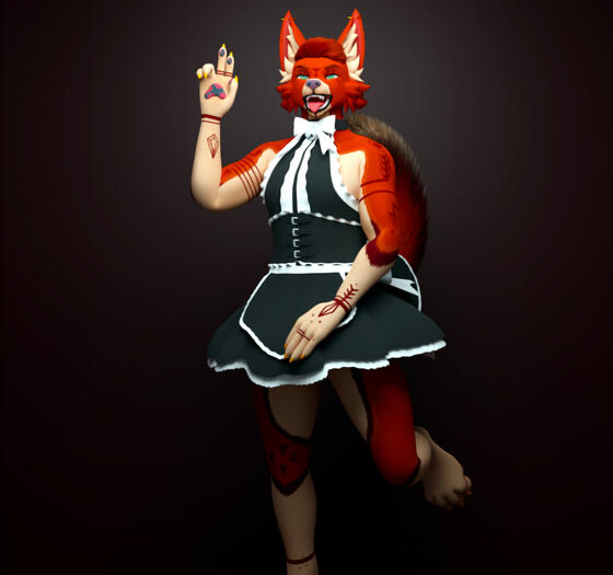 Archer Canine - MickIntosh{Commission/Blender}